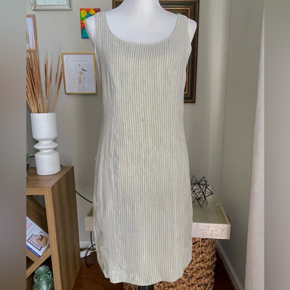 Vintage Giorgio Armani Le Collezioni Pinstriped Dress